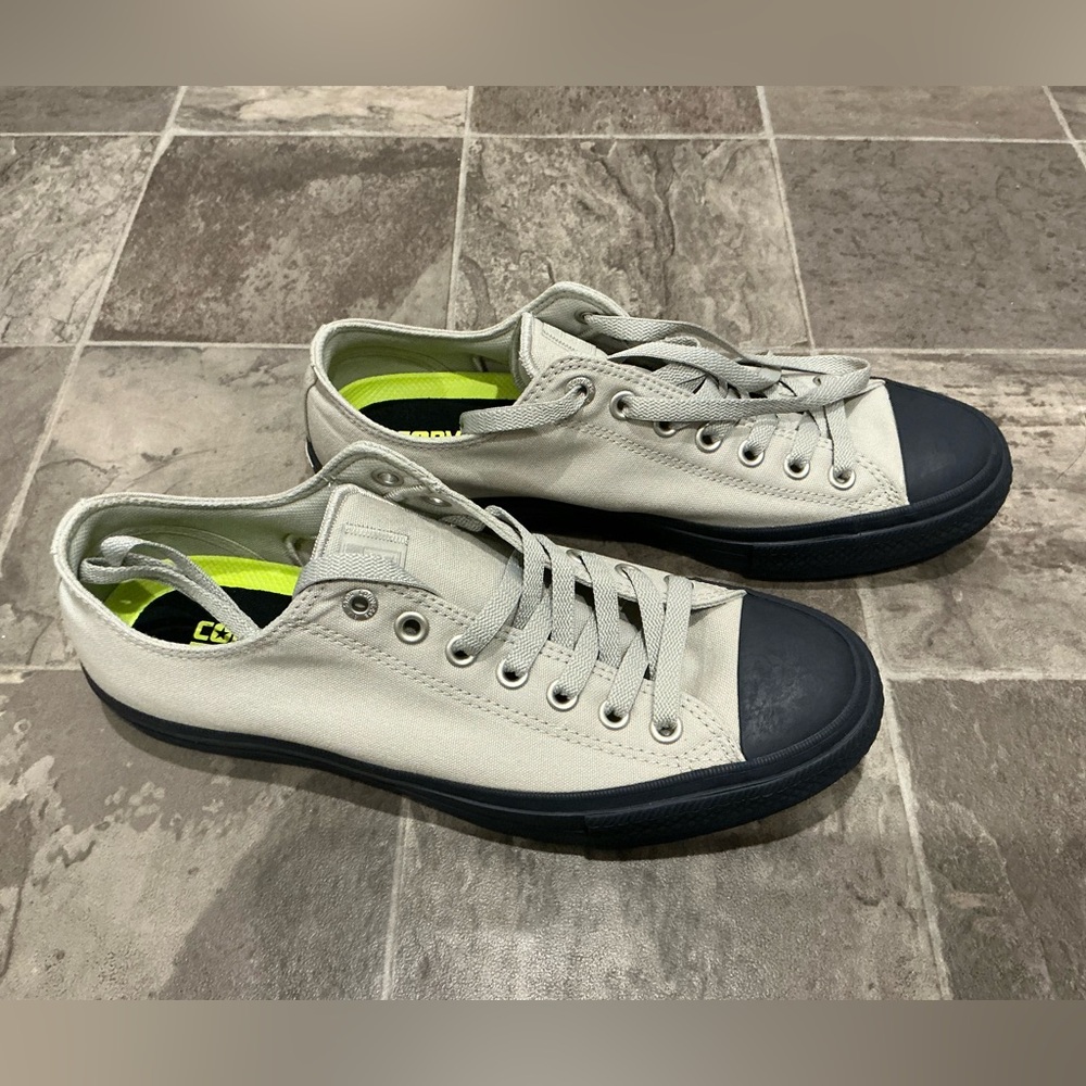 Men’s Converse Sneakers, Navy Blue and Grey.